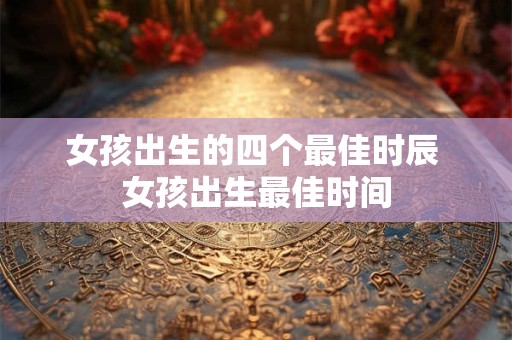 女孩出生的四个最佳时辰 女孩出生最佳时间 女孩出生的四个最佳时辰 女孩出生最佳时间