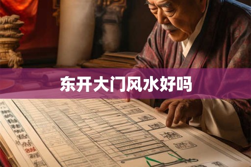 东开大门风水好吗