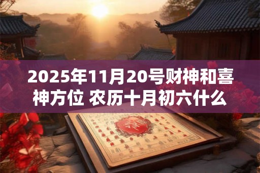 2025年11月20号财神和喜神方位 农历十月初六什么时辰吉