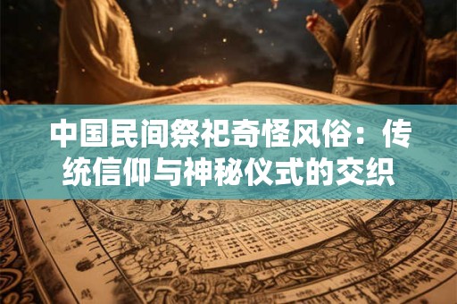 中国民间祭祀奇怪风俗：传统信仰与神秘仪式的交织