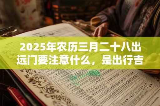 2025年农历三月二十八出远门要注意什么，是出行吉日吗？
