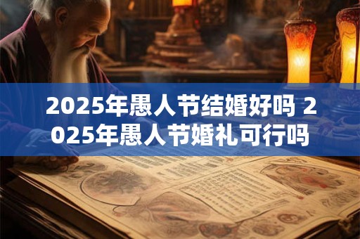 2025年愚人节结婚好吗 2025年愚人节婚礼可行吗
