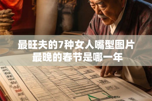 最旺夫的7种女人嘴型图片 最晚的春节是哪一年