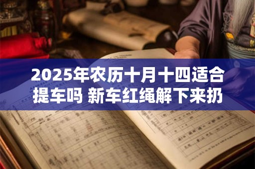 2026年农历十月十四适合提车吗 新车红绳解下来扔哪里