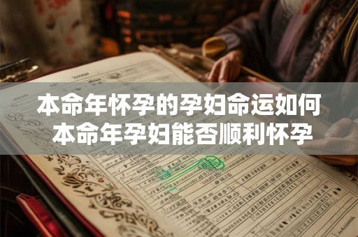 本命年怀孕的孕妇命运如何 本命年孕妇能否顺利怀孕