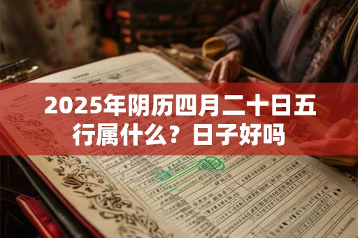 2025年阴历四月二十日五行属什么？日子好吗