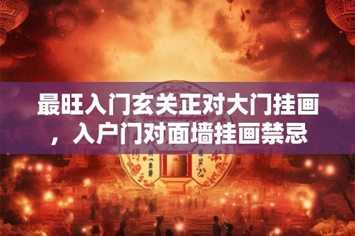 最旺入门玄关正对大门挂画，入户门对面墙挂画禁忌