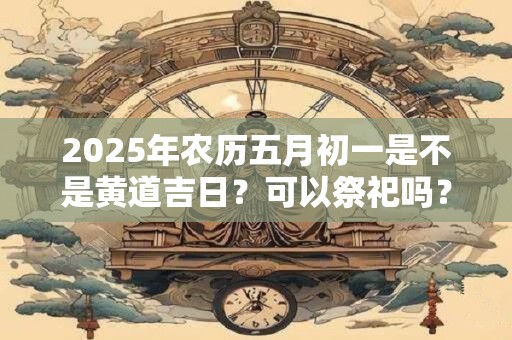 2025年农历五月初一是不是黄道吉日？可以祭祀吗？