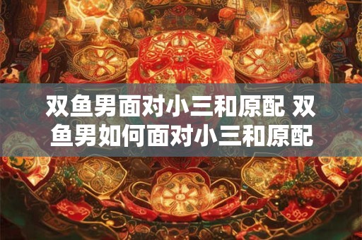 双鱼男面对小三和原配 双鱼男如何面对小三和原配