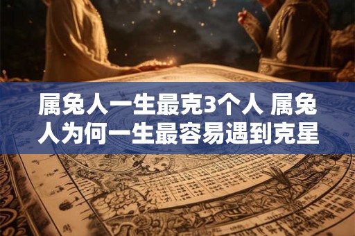 属兔人一生最克3个人 属兔人为何一生最容易遇到克星