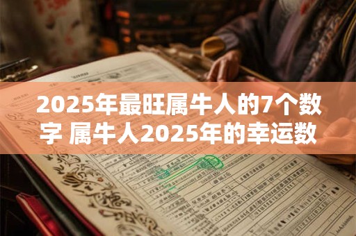 2025年最旺属牛人的7个数字 属牛人2025年的幸运数字有哪些