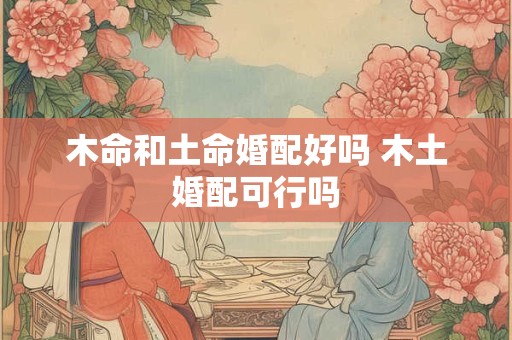 木命和土命婚配好吗 木土婚配可行吗