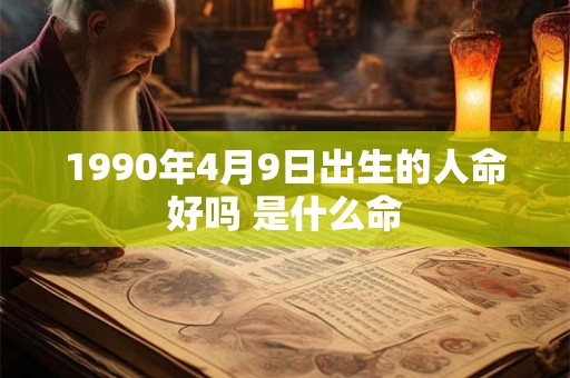 1990年4月9日出生的人命好吗 是什么命