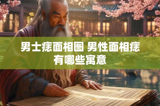 男士痣面相图 男性面相痣有哪些寓意