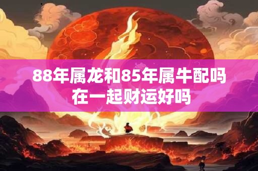 88年属龙和85年属牛配吗 在一起财运好吗