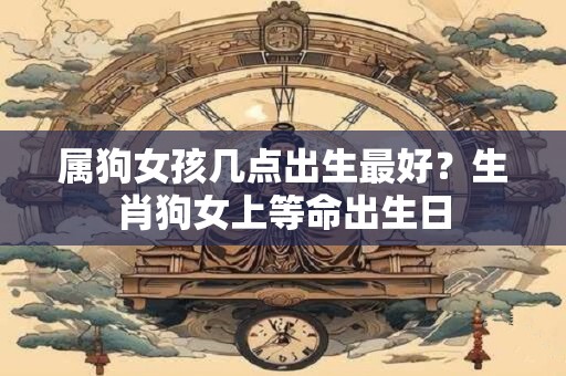 属狗女孩几点出生最好?生肖狗女上等命出生日 属狗女孩几点出生最好?生肖狗女上等命出生日