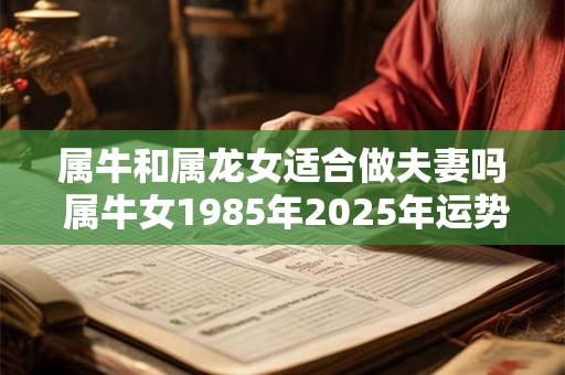属牛和属龙女适合做夫妻吗 属牛女1985年2025年运势及运程