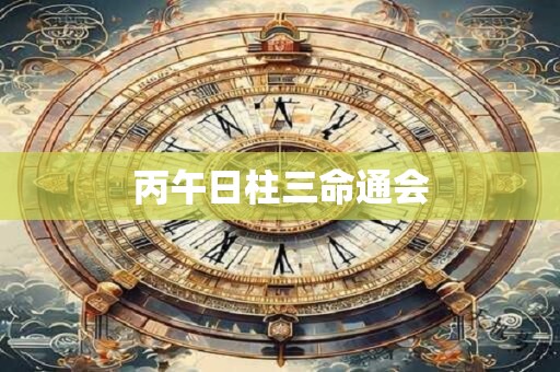 丙午日柱三命通会