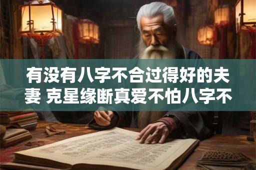 有没有八字不合过得好的夫妻 克星缘断真爱不怕八字不合