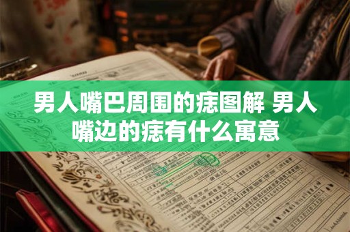 男人嘴巴周围的痣图解 男人嘴边的痣有什么寓意