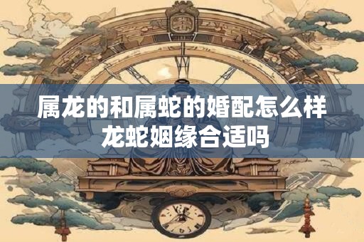 属龙的和属蛇的婚配怎么样 龙蛇姻缘合适吗