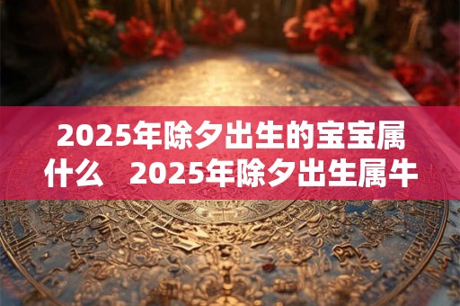 2025年除夕出生的宝宝属什么   2025年除夕出生属牛