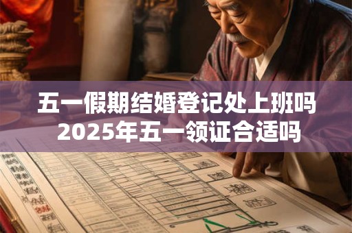 五一假期结婚登记处上班吗 2025年五一领证合适吗