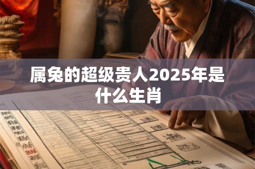 属兔的超级贵人2025年是什么生肖