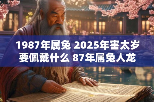1987年属兔 2025年害太岁要佩戴什么 87年属兔人龙年犯太岁怎么化解