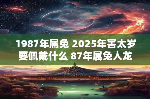 1987年属兔 2025年害太岁要佩戴什么 87年属兔人龙年犯太岁怎么化解