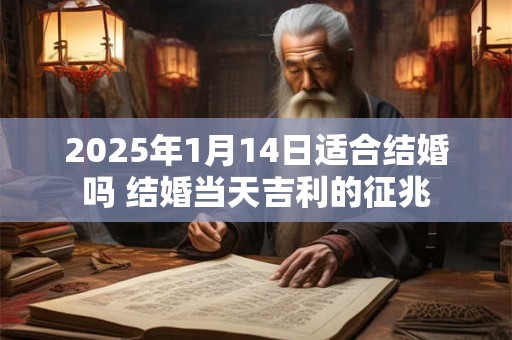 2025年1月14日适合结婚吗 结婚当天吉利的征兆