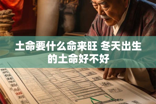 土命要什么命来旺 冬天出生的土命好不好