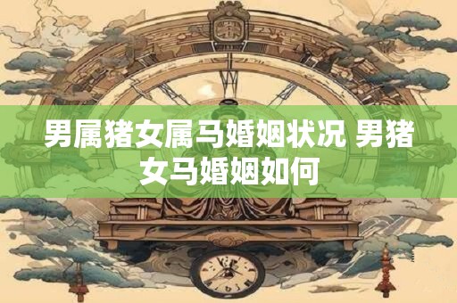 男属猪女属马婚姻状况 男猪女马婚姻如何