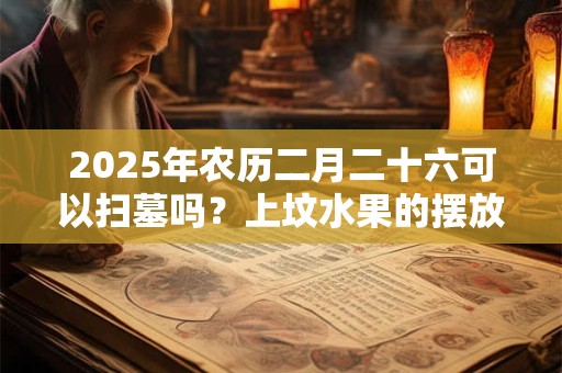 2025年农历二月二十六可以扫墓吗？上坟水果的摆放禁忌