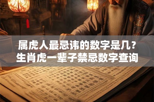 属虎人最忌讳的数字是几？生肖虎一辈子禁忌数字查询！