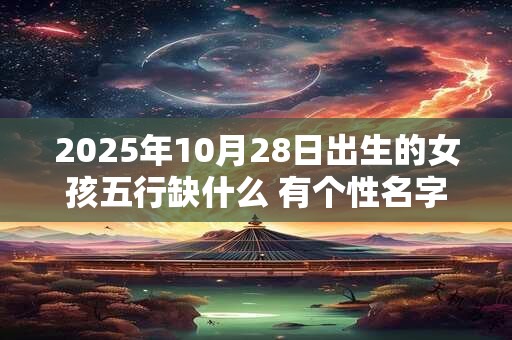 2025年10月28日出生的女孩五行缺什么 有个性名字精选 2025年10月28日出生的女孩五行缺什么 有个性名字精选