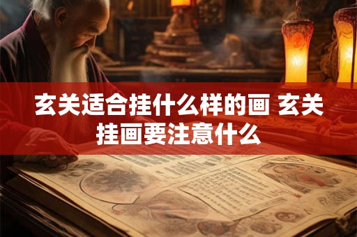 玄关适合挂什么样的画 玄关挂画要注意什么