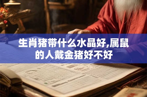 生肖猪带什么水晶好,属鼠的人戴金猪好不好