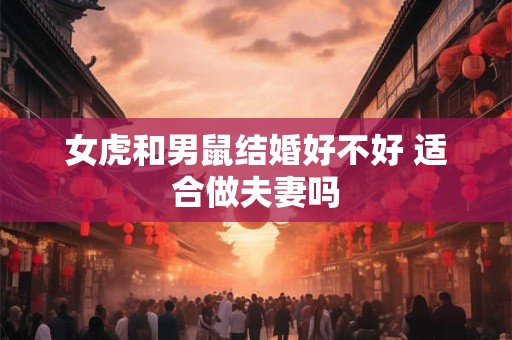 女虎和男鼠结婚好不好 适合做夫妻吗
