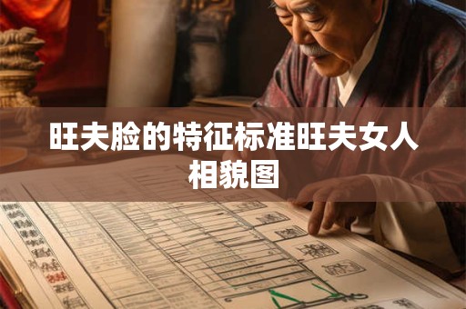 旺夫脸的特征标准旺夫女人相貌图