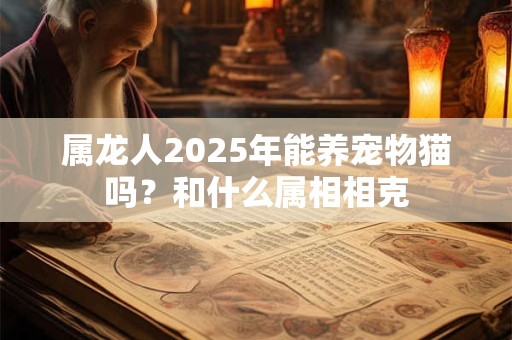 属龙人2025年能养宠物猫吗？和什么属相相克