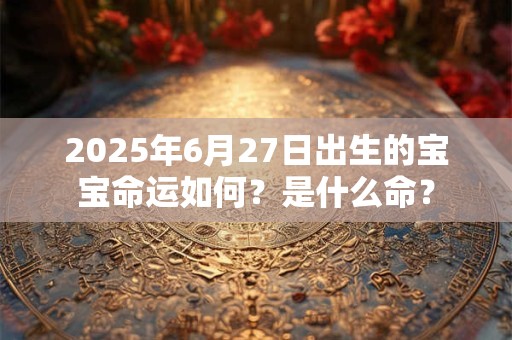 2025年6月27日出生的宝宝命运如何？是什么命？
