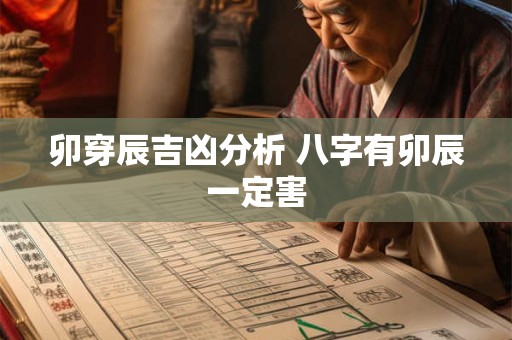 卯穿辰吉凶分析 八字有卯辰一定害 卯穿辰吉凶分析 八字有卯辰一定害
