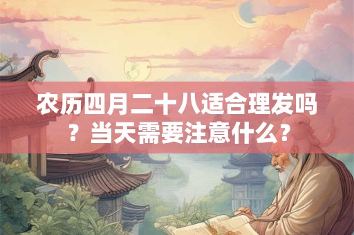 农历四月二十八适合理发吗？当天需要注意什么？