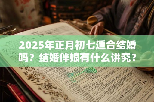 2025年正月初七适合结婚吗？结婚伴娘有什么讲究？