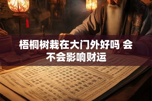 梧桐树栽在大门外好吗 会不会影响财运