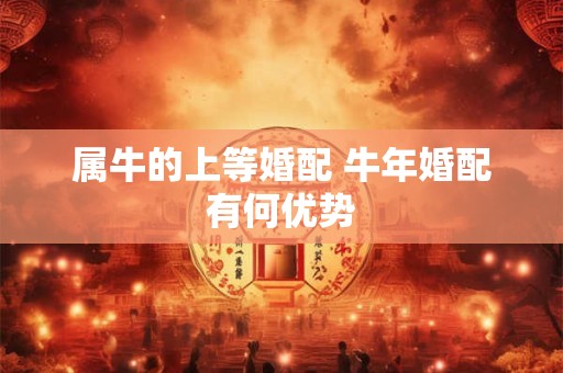 属牛的上等婚配 牛年婚配有何优势