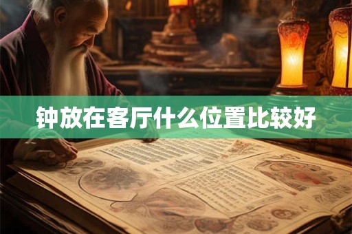 钟放在客厅什么位置比较好