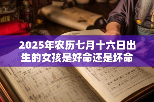 2025年农历七月十六日出生的女孩是好命还是坏命