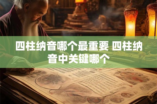 四柱纳音哪个最重要 四柱纳音中关键哪个